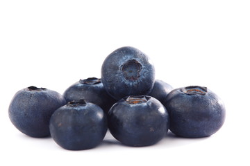 isolated blueberry