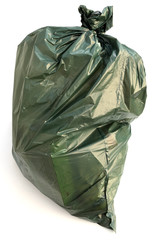 poubelle, sac fermé