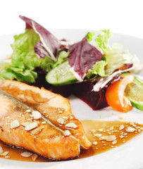 Hot Fish Dishes - Salmon Steak
