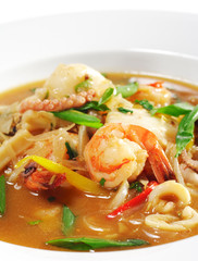 Thai Dishes - Seafood with Lemon Sorgho