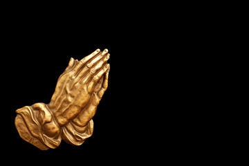 Fototapeta premium Praying hands background