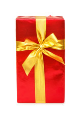 Gift boxes isolated on the white background