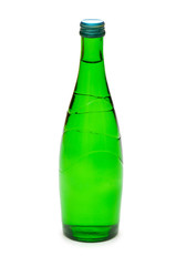 Bottles of water isolated on the white