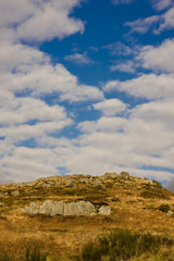 a part of a small mountain in brittany