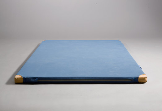 blaue Turnmatte