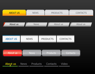 Navigation bar templates
