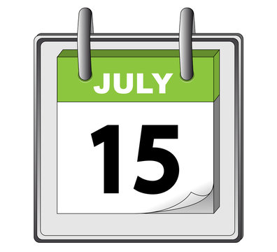 detailed vector calendar icon