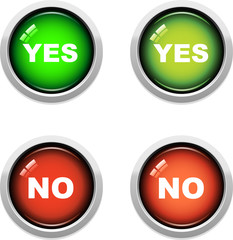Yes / No Buttons