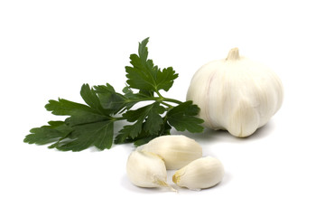 garlics with parsley