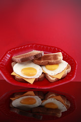 Egg and cheese sandwich - white or wheat