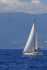 Fototapeta premium Sailing in Greece