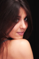 Fototapeta premium happy young woman