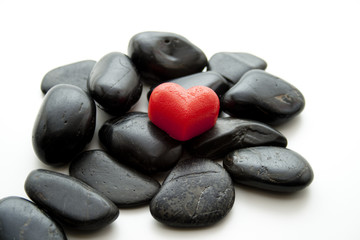 Herz auf Stein