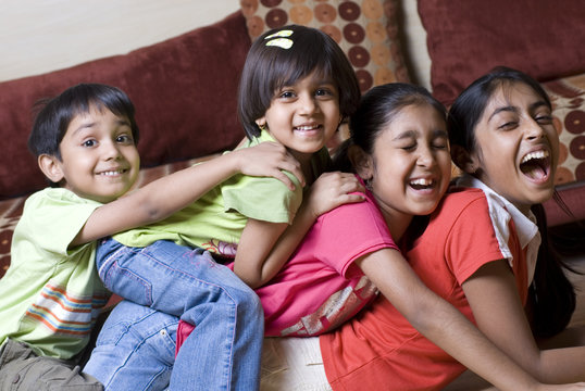 brother and sisters together