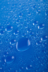 blue water drops background