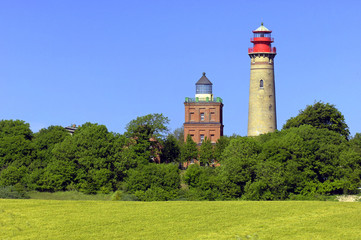 Fototapeta na wymiar Rügen, Kap-Arkona, Leuchttürme