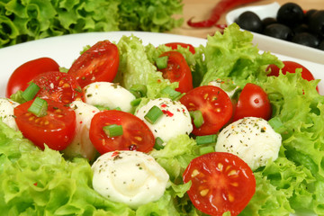 Caprese salad.