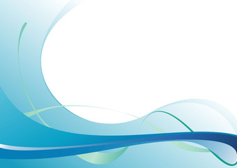 Natura-astratto azzurro