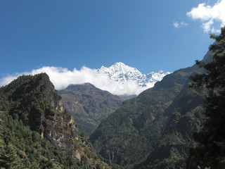 Fototapeta na wymiar View to Everest