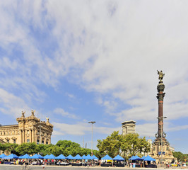 Spanien, Barcelona, Kolumbusstatue