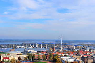 Obraz premium Stralsund, Rügenbrücke
