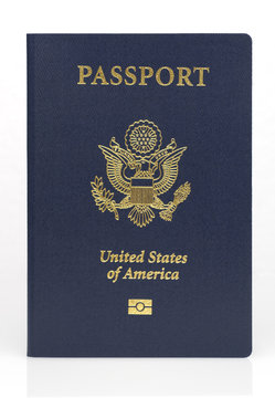 Passport with clipping path