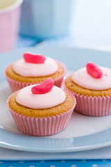 Pink cupcakes