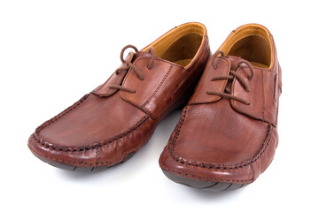 brown shoes