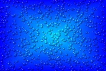 Hintergrundbild - Blasen - Blau