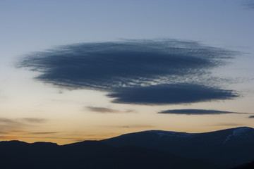 moutain range landscape