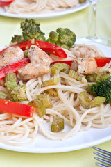 chicken and broccoli pasta dijon