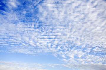 Fototapeta premium Bright Blue Sky with Clouds