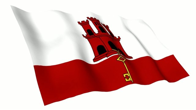 Gibraltar Animated Flag
