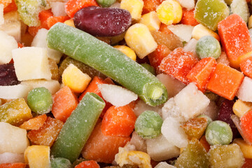 Fresh frozen vegetables