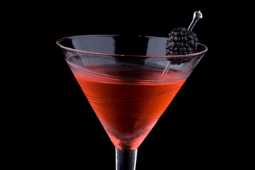 Black martini - Most popular cocktails series