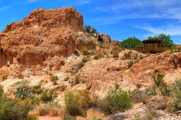Fototapeta premium Gazebo in Texas Canyon