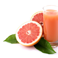 Grapefruit and juice.