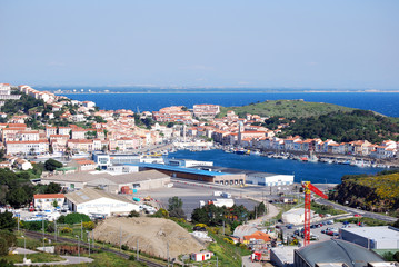 Naklejka premium Au port de Port-Vendres