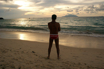 Bagnino al tramonto