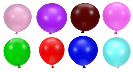 colorful party balloons