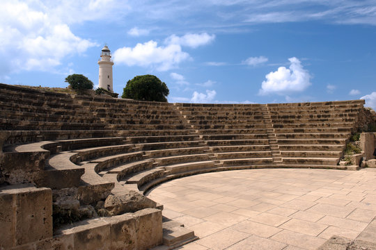 paphos odeon site antique de chypre