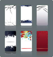 Business cards templates. Raster copy