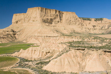Interior de las Bardenas Reales, Navarra (Spain)
