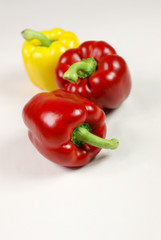 rote gelbe paprika