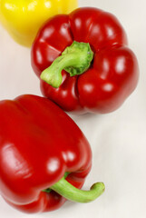 rote gelbe paprika