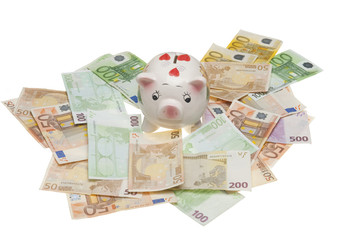 Euro piggy bank