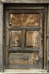 Vintage wood window