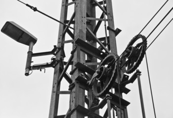Altes Bahnstellwerk