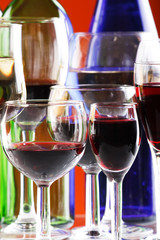 .Wine glasses..