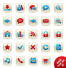 Vector icon set WEB [01]